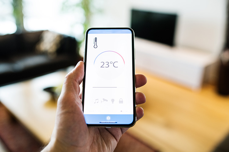 Bon Clima climatización unidades interiores móvil controlador de temperatura